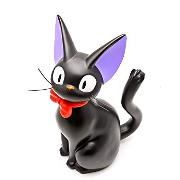 Kiki's Delivery Service Black Cat Jiji Vinyl Doll Money Bank Action Figure