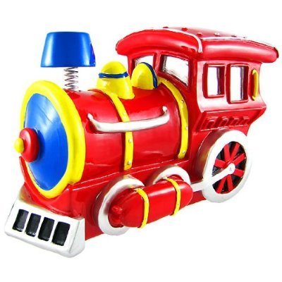 Red Train Engine Piggy Bank