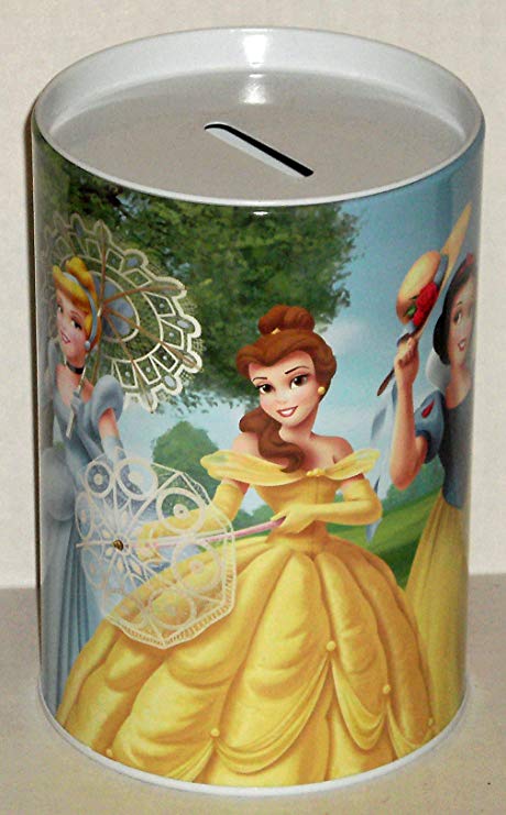 Disney Princess Round Tin Bank