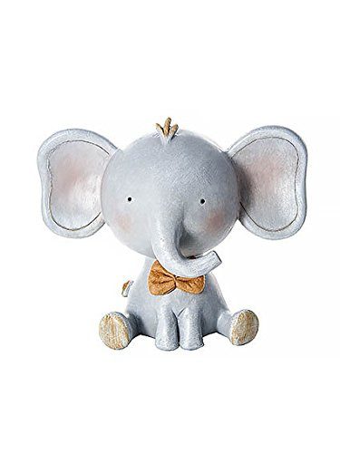 Mousehouse Gifts Cute Grey Safari Elephant Money Box Toy Coin Savings Piggy Bank for Baby Kids Children Present Gift for Boys Girls