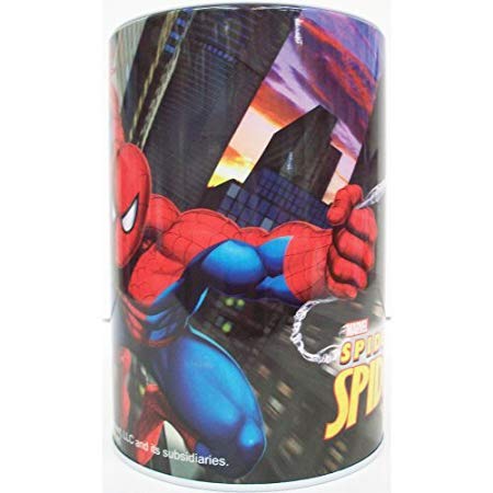Spiderman Round Tin Bank by Marvel