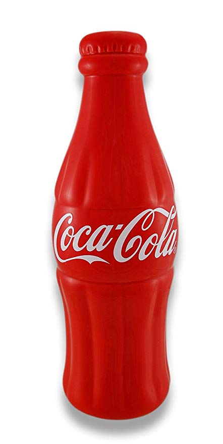 Ceramic Red Classic Coca-Cola Bottle Bank
