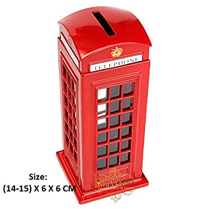 Telephone Box Money Box [Kitchen & Home]