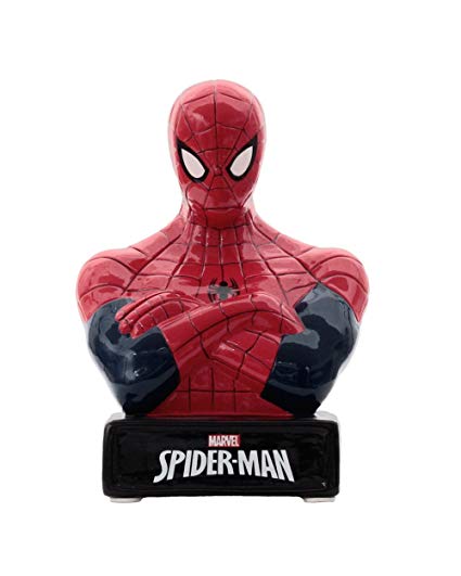 Marvel Spiderman Ceramic Bank in Official Marvel Box- One Size by UPD
