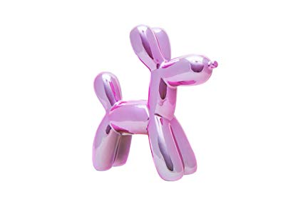 Interior Illusions Pink Mini Balloon Dog Bank