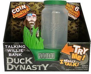 Duck Dynasty Talking Willie Bank by Walmart