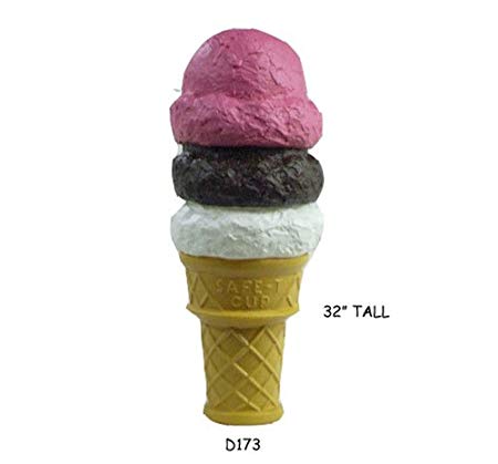 Fantazia D173 32 Triple Scoop Ice Cream Coin Bank by Fantazia Company