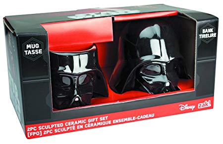 Darth Vader Molded Bank and Mug 2 pack Set