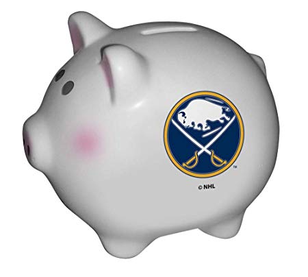 NHL Buffalo Sabres Team Ceramic Piggy Bank