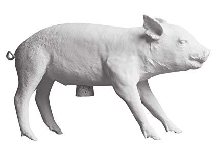 Areaware Bank in The Form of a Pig, Matte White