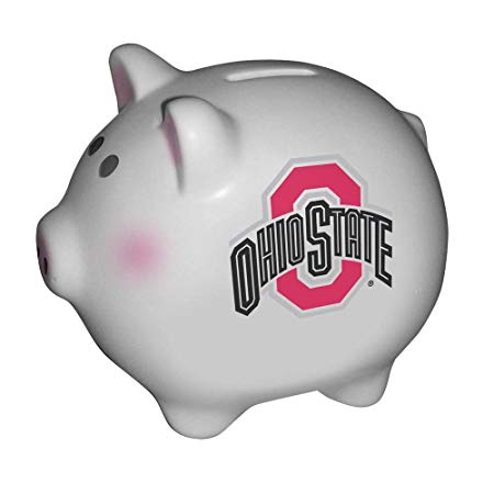 The Memory Company NCAA Ohio State University Official Team Piggy Bank, Multicolor, One Size