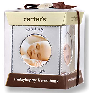 Carter's Smily Happy Frame Bank, Silver (Discontinued by Manufacturer)